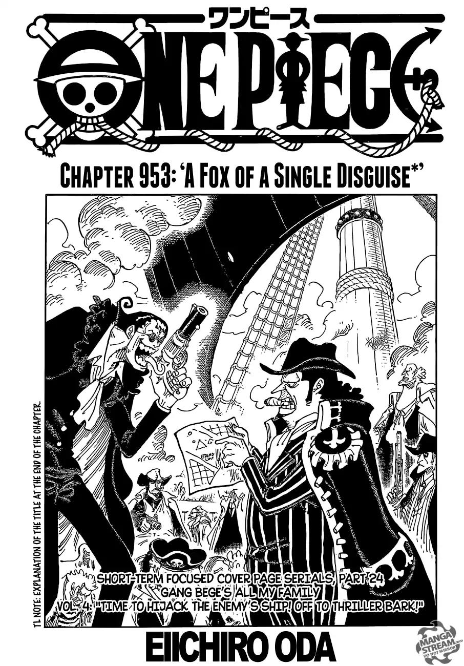 One Piece Chapter 953 1